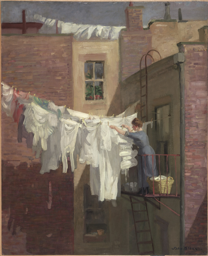 A Woman's Work — John Sloan (American, 1871–1951), 1912 (Cleveland Museum of Art, CC0; Platzhalterwerk)