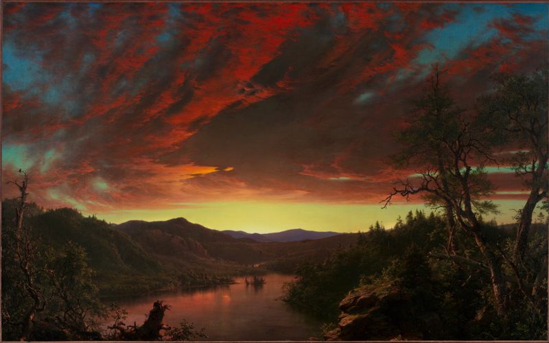 Twilight in the Wilderness — Frederic Edwin Church (American, 1826–1900), 1860 (Cleveland Museum of Art, CC0; Platzhalterwerk)