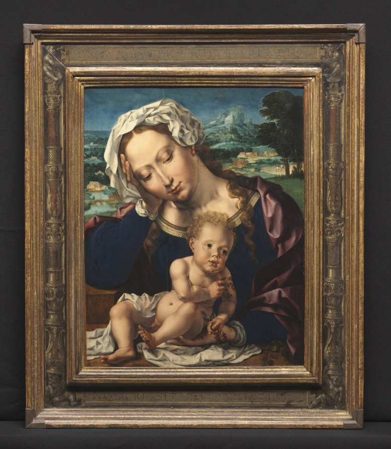 Virgin and Child in a Landscape — Jan Gossaert (Flemish, c. 1475/78–1532), 1531 (Cleveland Museum of Art, CC0; Platzhalterwerk)
